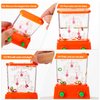 10 Pieces Handheld Water Game Arcade Water Ring Water Tables for Beach Toys Party Favor Fish Rings Fun Game for Different Ages Basketball Fun Present for Men Pastime, Without Water (Classic Style)