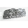 Generic Silver celtic knot metal filigree hair clip barrette (Clip Stlye: 3 1/2 inch style 4)