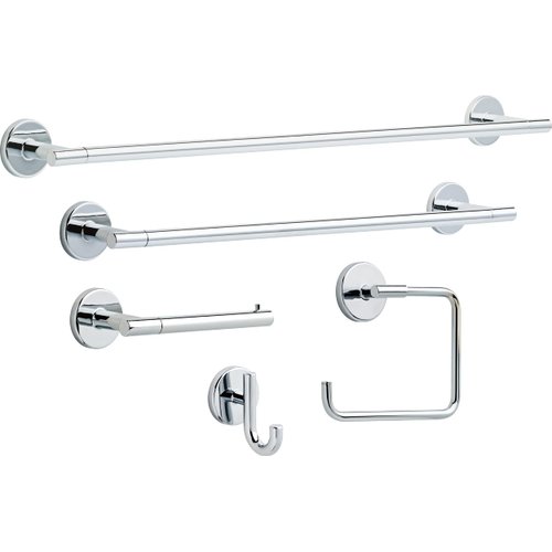 DELTA FAUCET 75950 Trinsic Toilet Paper Holder, 3.31 x 7 x 3.31 Inches, Chrome