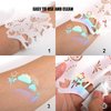 Bowitzki Reusable Face Paint Stencils for Body Art Painting Halloween Christmas Makeup Stencils (Unicorn)