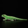 Tiny Heart Simulation Falklands Day Travelling Gecko Plush Toys, 21.65inch Super Soft and Cute Gecko Plush Stuffed Animal Figures Realistic Dolls Home Decor Children Gifts