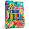 eeBoo Piece & Love: Seaside Garden Watercolor Pencils - 24 Count - Adults Artist Quality Pencils, Arts & Crafts