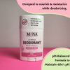 MONA BRANDS All Natural Deodorant For Women & Men | For Sensitive Skin | No Aluminum or Baking Soda | (2-Pack ROSE 1.76 Oz each)