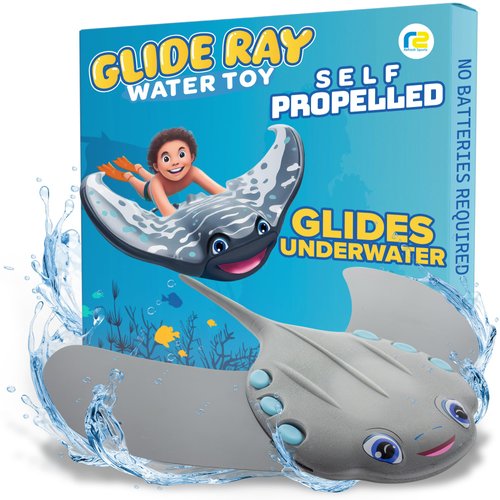 Swimming Pool Toys for Kids: Stingray Pool Torpedo Swim Toy - Self Propelled Water Toy Glides Underwater - Best Pool Games & Toy Gifts for Boys & Girls - Diving Toys For Kids Ages 4 5 6 7 8 9 10 & Up