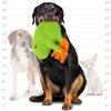 MIGHTY- Microfiber Frog– Squeaker -Made with Stuffing. Strong & Tough. Interactive Play Dog Toy. Machine Washable & It Floats (Regular)