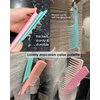 VITMOORY Hair Combs for Women Men, Wide Tooth Comb, Fine Tooth, Rat Tail Comb, Comb Set for Wet Curly Thick Thin Hair Styling (5PCS)
