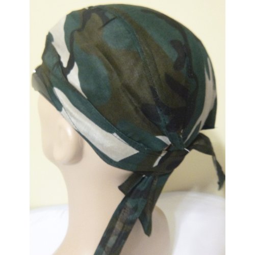 Camouflage Design Doo Rag Durag Bikers Head Wrap Skull Cap Bandana Wrap
