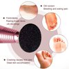 100pcs Foot File Sandpaper Disc with 1 Metal Shaft Replaceable Sanding Pads for Electric Foot Rasp Files Callus Cuticle Hard Dead Skin Removal Pedicure Tools,HJ-NF037 (120 Grit)