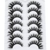 Fox False Lashes Fluffy Lashes Cat Eye Lashes that Look Like Extensions Natural Look Faux Mink Lashes Wispy Lash7 Pairs Multipack by Focipeysa