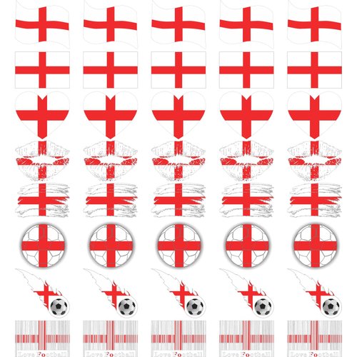 Meme Series Womaha 40 Sheets England Flag Temporary Tattoos for Kids Football Temporary Face Tattoos