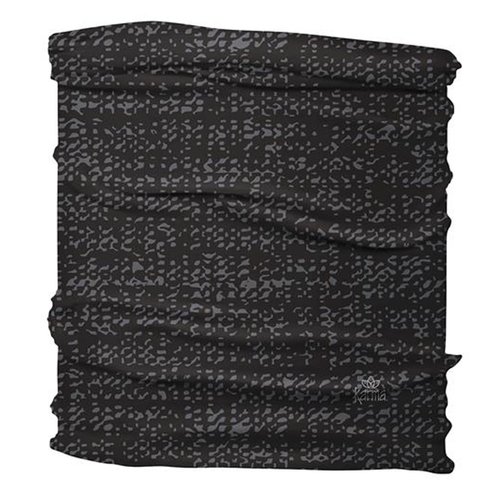 Karma Black Grunge Headband for Women - Medium - Fabric Headband and Stretchy Hair Scarf - Black