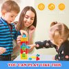 iYuePeng 32 Pcs Tetra Balance Tower Stacking Games Team Building Blocks Board Game for Kids & Adult, Drop The Pile of Tower STEM Toys for 2 Players, Family, Parties, Travel