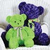 Simplicity Plush Bear Packet, Code 9307 Sewing Pattern, One Size, White