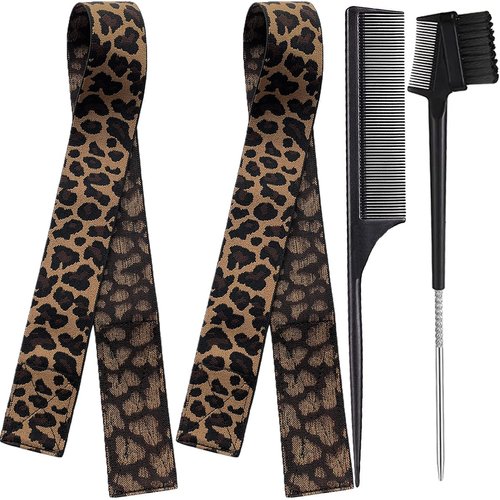 XConstellation Lace Melting Band For Wigs Elastic Bands For Wig Band For Edges 2 Pcs Elastic Band For Lace Frontal Melt Adjustable Magic Buckle Edge Wrap To Lay Edges Keeping Wig Grip Wig Accessories