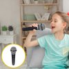 NUOBESTY Toy Microphone Prop Play Plastic Mics Simulate Speech Microphone Props for Karaoke Fun or Costume Prop