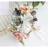 Vivivalue Fairy Flower Crown woodland floral headband Forest Elf Headpiece Elven Circlet Accessory for Women Girls Halloween Cosplay Renaissance Party