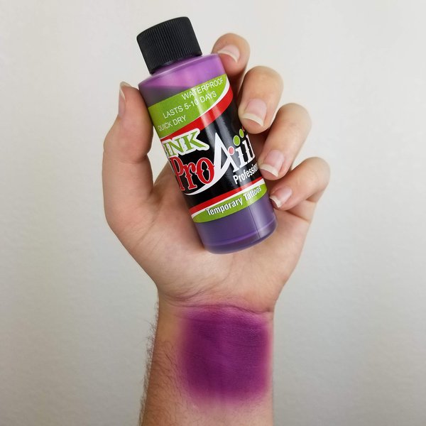 Body Paint - ProAiir Temporary Tattoo Ink - 2.1 oz (60ml) Purple