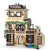 City Cafe Building Blocks Set with LED,1413pcs Mini Bricks for Adults and Teen 14+ (Not Compatible with Lego)