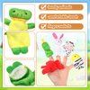 100 Pcs Animal Finger Puppets 29 Small Soft Velvet Dolls Props Toys small Plush Animal Puppets Set Mini Stuffed Animals Finger Toys