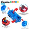 PicassoTiles 2pcs Mini Magnetic Tiles Expansion Car Truck Construction Set, Kids Building Magnet Bricks STEM & Learning Toys, Magnetic Add-ons,Car Toys, Toddler Preschool 3 years and up boys and girls