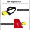 Hunting friends Safety Mining Lamp White Light Rechargeable Headlamp Miners LED Coon Hunting Lights Waterproof & Explosion-Proof Camping Lights Hard Hat for Night Running Fishing