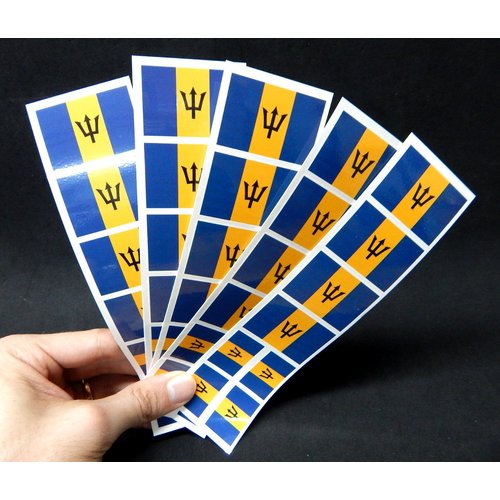 40 Tattoos: Barbados Flag, Party Favors