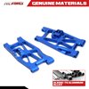 RCAWD Aluminum A-Arms Set for 1/10 Losi Hammer Rey, Losi Rock Rey Upgrades Front Suspension Arm Parts for # LOS234011 Red