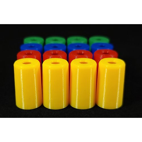 Trouble Board Game Replacement Pieces Parts Movers Pawns Pegs -16 Red Green Blue Yellow