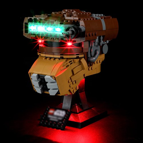 Mililier LED Light Kit for Lego 75351 Princess Leia Boushh Helmet Set, Compatible with Lego 75351 Building Blocks Model(Not Include Blocks Set)