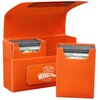 Monster Magnetic Double Trading Card Deck Box(Orange) - 2 Removable Deck Sleeves - Holds 150 Gaming TCGs-Compatible w/Yugioh,MTG, Magic The Gathering, Pokemon-Long Lasting, Durable Construction