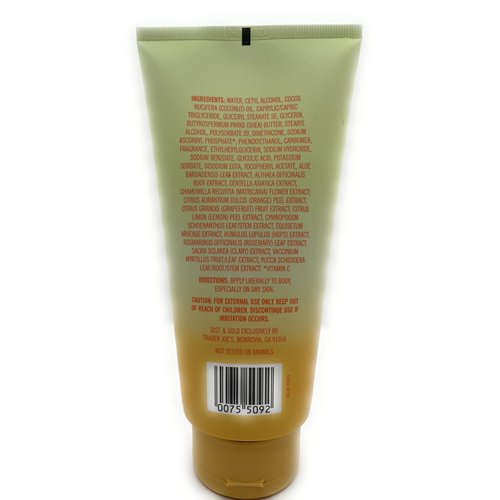 Trader Joe’s Vitamin C Firming Body Butter with Glycolic Acid 8 oz (Pack of 1)