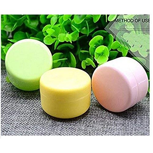 3PCS 100ML / 100G 3.4oz Refillable Empty Plastic Make-up Cosmetic Jars Face Cream Eye Shadow Lip Balm Lotion Sample Storage Container Pot Bottle Case Holder With Screw Cap (Pink)