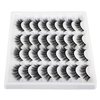 JIMIRE 16 Pairs False Eyelashes Fluffy Natural Fake Lashes 3D Volume Lashes Pack for Cat-Eye Look