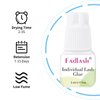 Individual Lash Glue FADLASH Cluster Lash Glue 2-3S Dry Time 7-15 Days Retention DIY Lash Extension Glue Self Application Sensitive Lash Cluster Glue Black 5ml (DIY/Cluster Lashes Use Only)