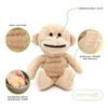 Thermal-Aid Zoo - Mini Microwavable Stuffed Animal - Plush Toy and Hot Cold Pack - Jo Jo The Monkey - 3.15 x 2.6 x 9.3 in