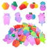 30 Pack Random Delivery Gradient Color Series Mochi Squishy,Kids Birthday Gift,Party Favors,Classroom prizes,Goody Bag Stuffers (30)