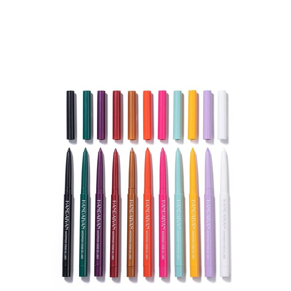 Blue Electronic Technology Company Eye Shadow Pencil, Natural Matte Long Lasting Metallic Eyeliner Pencil Glitter for Women Eye&Lip Liner Professional Waterproof Makeup Gel Colorful Eyeliner(10)