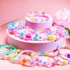 SIELEVIN 27 PCS Colorful Kids Bracelets for Girls Beaded Toddler Bracelets Little Girls Birthday Easter Party Favors Goodies Bag Stuffers Pretend Play Costume Jewelry Christmas Gift