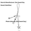 Meefisher Cute Star Phone Charm Aesthetic Accessories Bear Strawberry Butterfly Heart Lanyard String for Bag Purse Backpack Wallet Airpods Pendants Decor (Style 5- Star)