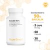 SuperSmart - 90% Baicalin 500mg per Day (Scutellaria Baicalensis) - Chinese Skullcap Extract Supplement | Non-GMO & Gluten Free - 60 Vegetarian Capsules