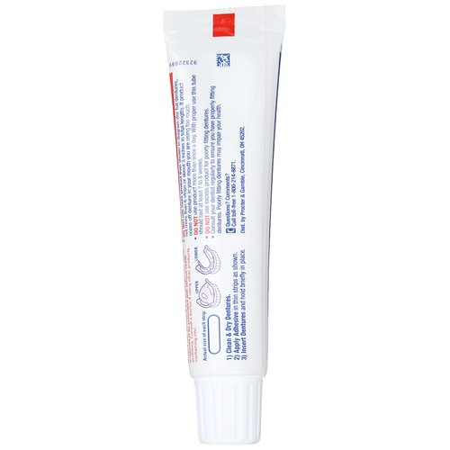 Fixodent Complete Free Denture Adhesive Cream 2.4 Oz (Pack of 6)