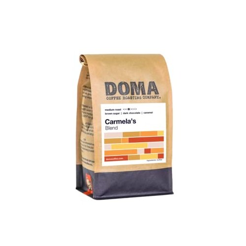 Doma Coffee Roasting Company "Carmela's" Medium Roasted Whole Bean Coffee - 12 Ounce Bag