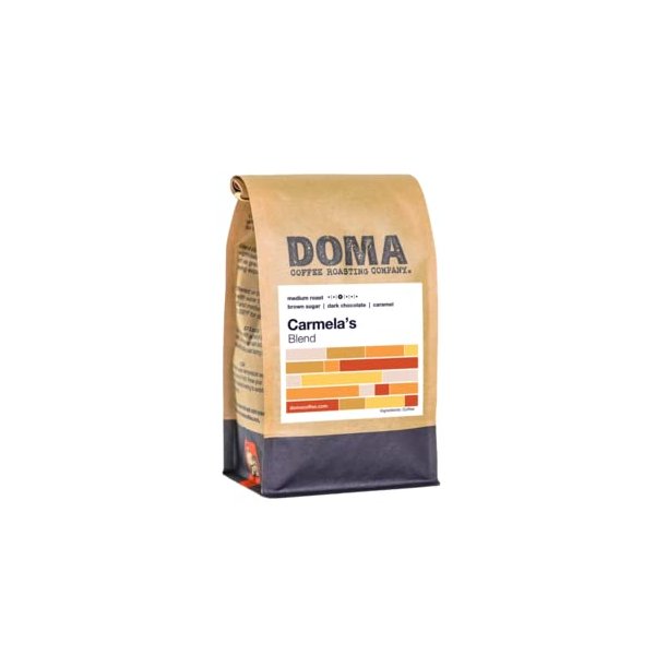 Doma Coffee Roasting Company "Carmela's" Medium Roasted Whole Bean Coffee - 12 Ounce Bag
