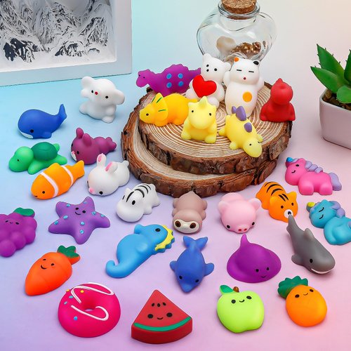 30pcs Party Favors for Kids 4-8-12, Easter Basket Stuffers Egg Fillers,Bulk Fidget Sensory Toys Birthday Gifts for Boys Girls, Goodie Bag Fillers Treasure Box Classroom Prizes