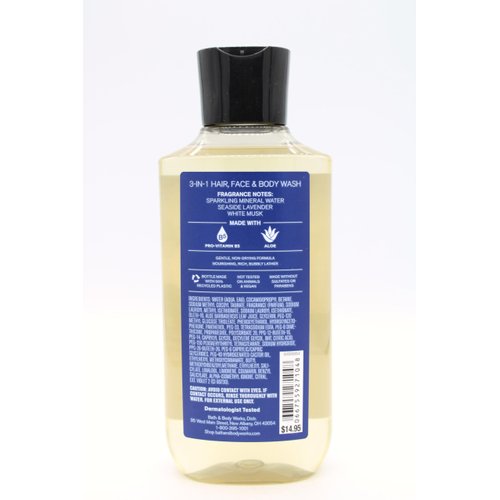 Coastal Cliffs, Bath and Body, Men's 3-in-1 Hair, Face & Body Wash, 10 fl oz