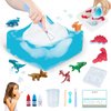 3 in 1 Dinosaur Soap Making Craft Kit Kids Toy, STEM Art and Craft Science Toy for Toddler, Dig Soap with Silicone Mold,Fragrances, Best Educational Craft Activity, Birthday Easter Gift for Girl Boy