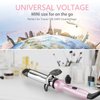 DAN Technology Travel Mini Curling Iron, Dual Voltage Curling Iron up to 450°F for Short Hair,Nano - Titanium Barrels & 30s PTC Fast Heating…