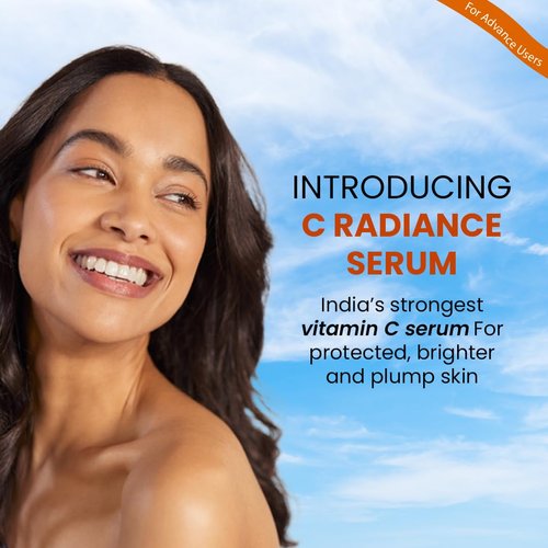 TRUTH & BEAUTY C Radiance Serum With Vitamin C For Bright Skin, Lightening Dark Spots, Boosting Collagen | Brightening Serum Suitable For All Skin Types 30 ML (Pack of 1) Radiance Serum