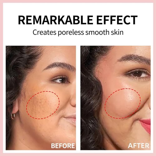 Blurring Balm Matte Primer, Oil Control Setting Powder, Poreless Smooth Skin, Longwear Invisible Foundation, Flawless Soft-Focus Effect, Evens Skin Tone, Three-dimensional Makeup Finish