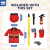 TOY Life Firefighter Costume for Kids, Fireman Costume for Boys, Fire Fighter Costume for Boys, Toddler Firefighter Costume 2t, Fireman Toys, Toddler Fireman Costume, Halloween Costumes for Boys